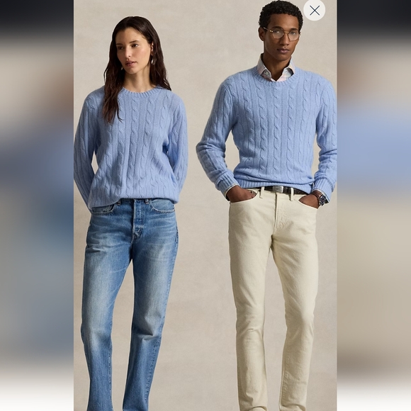 Ralph Lauren Sweaters - Lauren Ralph Lauren The Iconic Cable 100% Cashmere Sweater